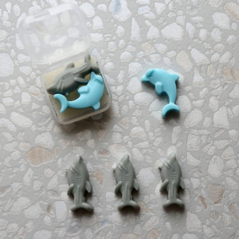 鯊魚海豚 海底世界 隨身皂 - 肥皂/手工皂 - 濃縮/萃取物