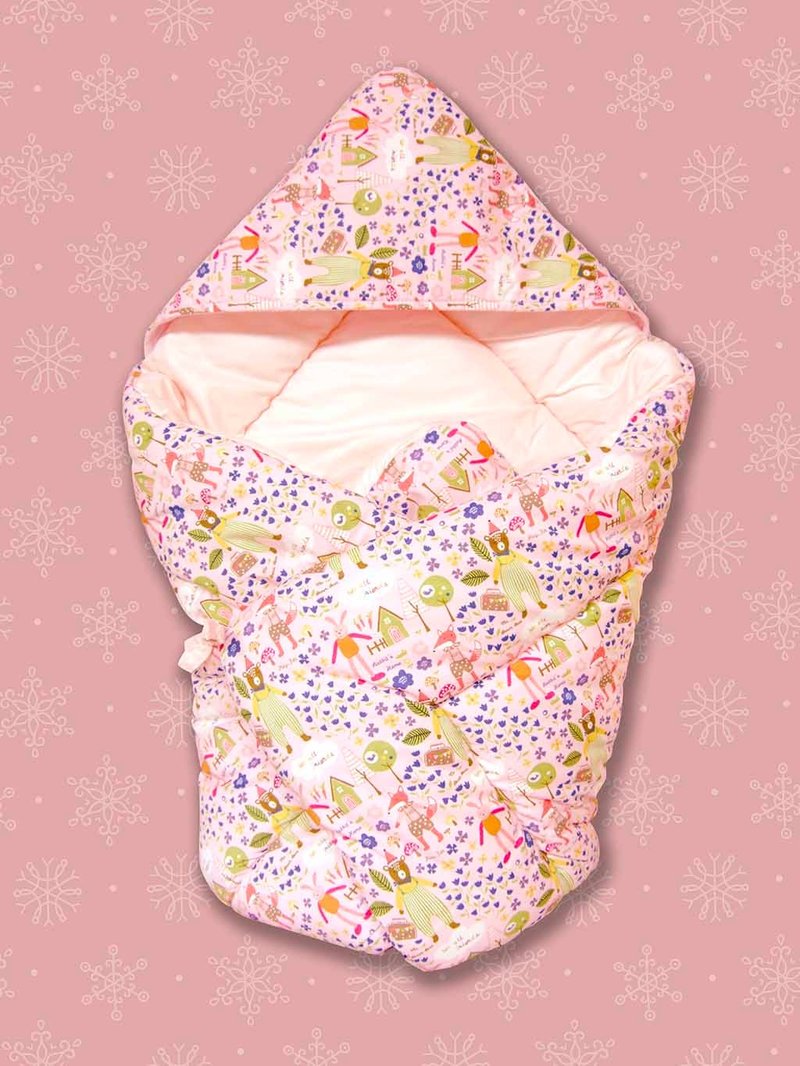 Autumn and winter thick towel - powder