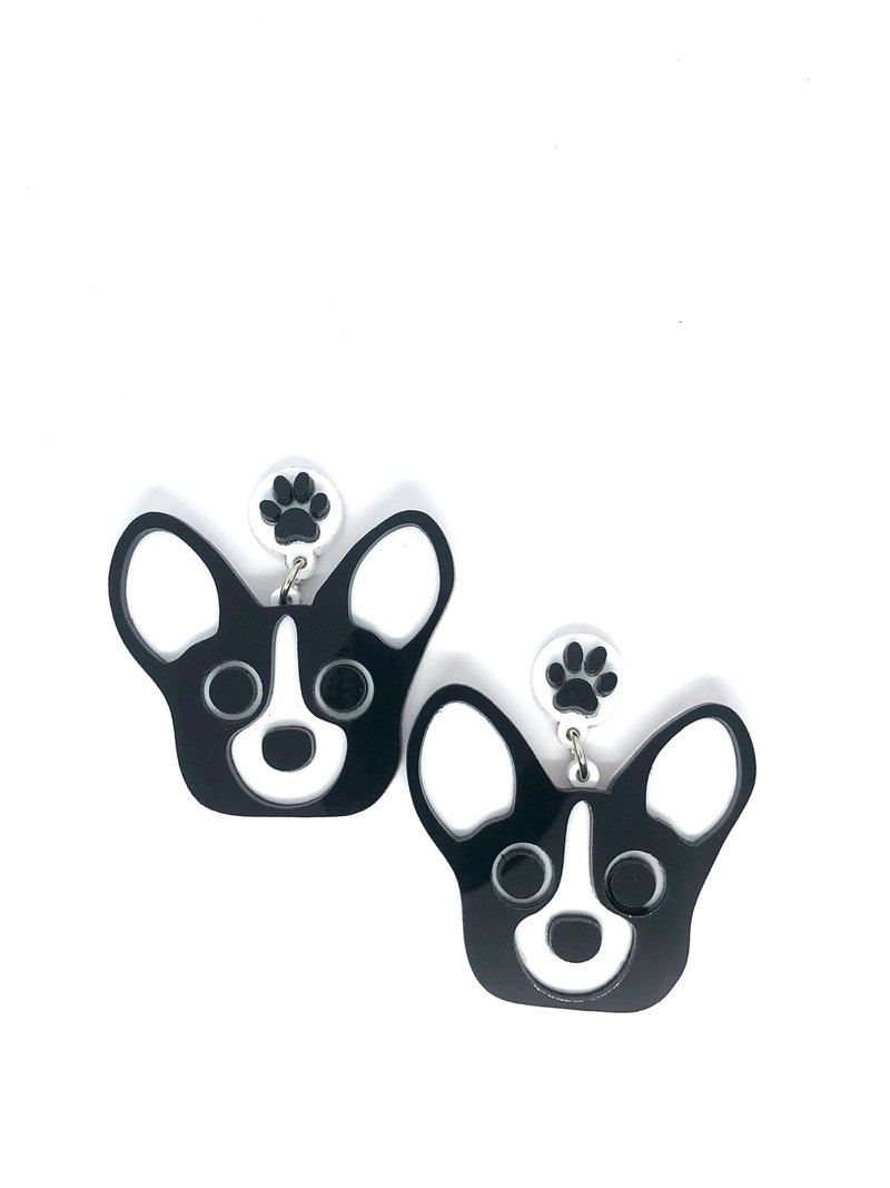 Dog earrings