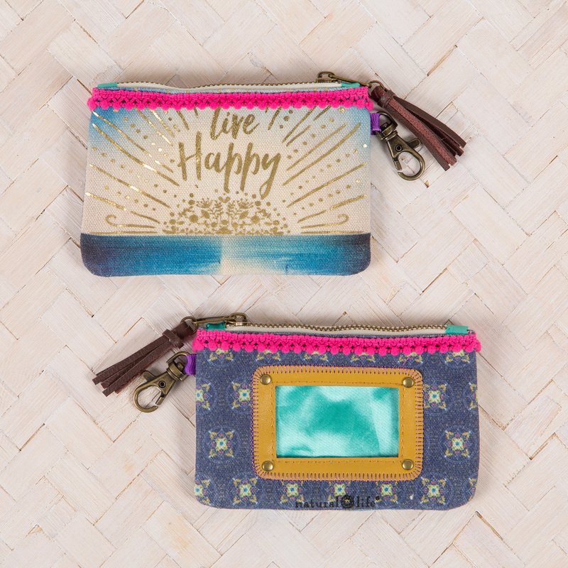 Ticket Card Coin Purse-Live Happy∣CPRS122