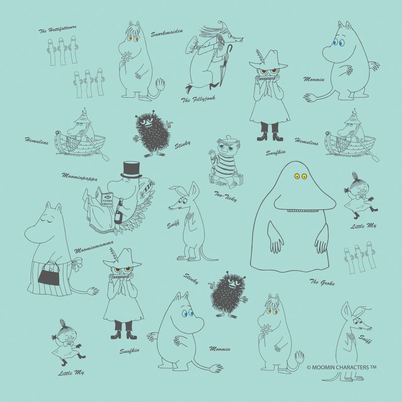 Moomin嚕嚕米授權 - 擦手巾:【Moomin精靈】