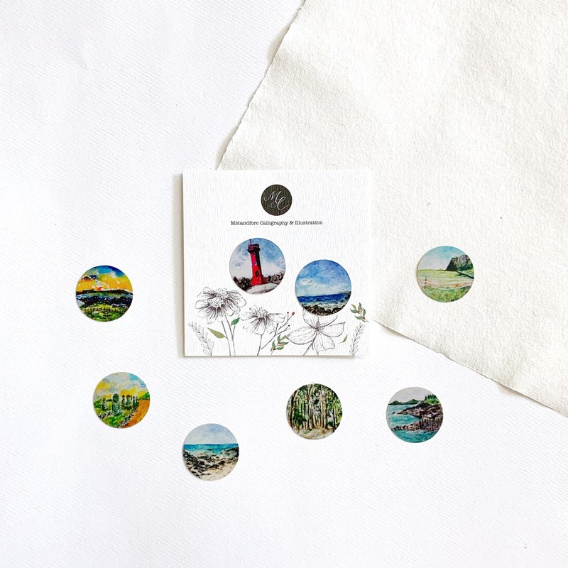 Mstandforc The Tiny Landscape - Korea Stickers (8 pcs)
