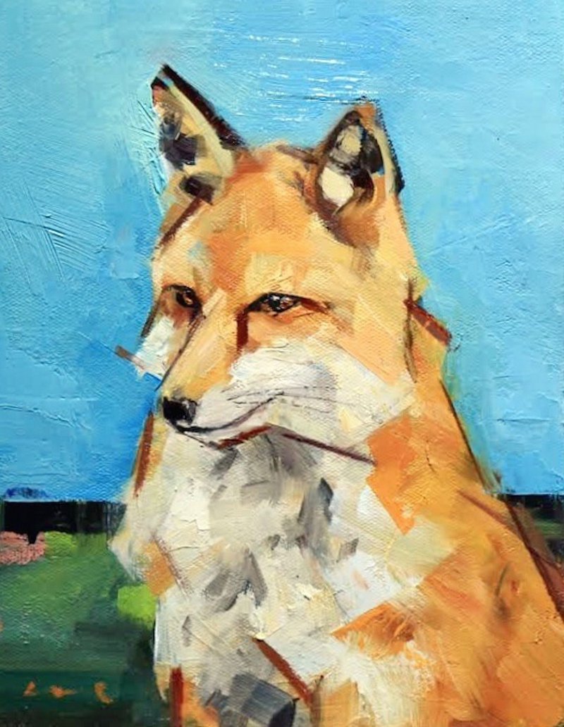 Jack/animal portrait oil painting