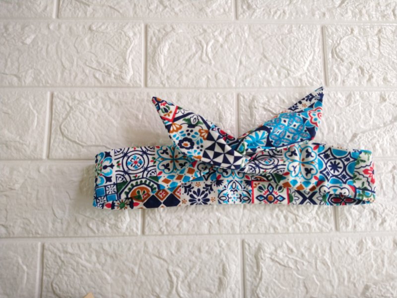 Squeaky Zaza/Aluminum Wire Headband/Classic Mosaic