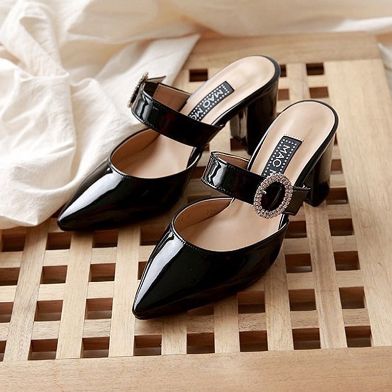 PRE-ORDER – MACMOC Sabrina (Black) Heels