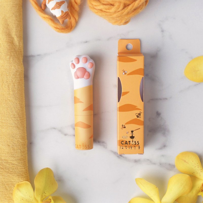 CATISS Cat Palm Lip Balm-Orange Cat Honey