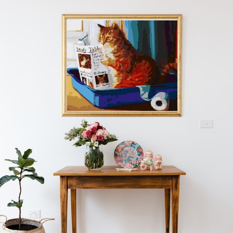 喵皇萬歲 創意數字油畫 【銷售排行榜】 - 插畫/繪畫/寫字 - 其他材質