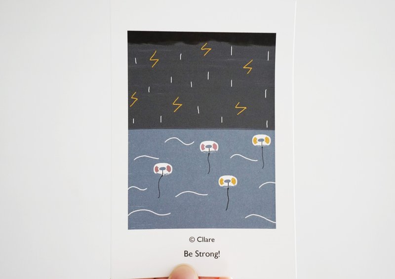 Be Strong-勇敢-日常系列-明信片/卡片