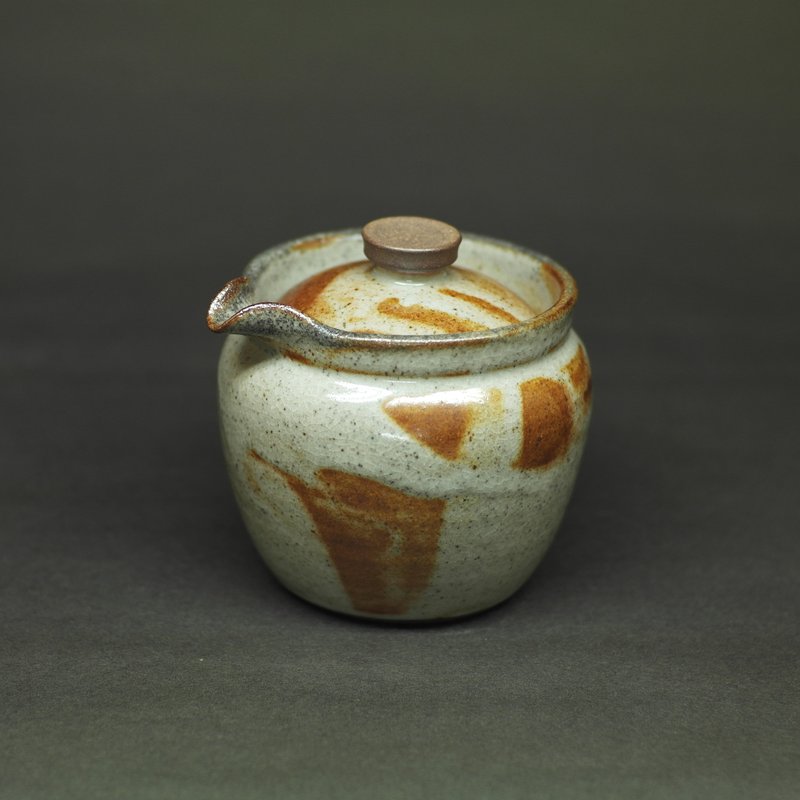 禪風 蘇打釉 雙層防燙 簡約泡茶器 手作陶藝 茶道具 - 茶壺/茶杯/茶具 - 陶