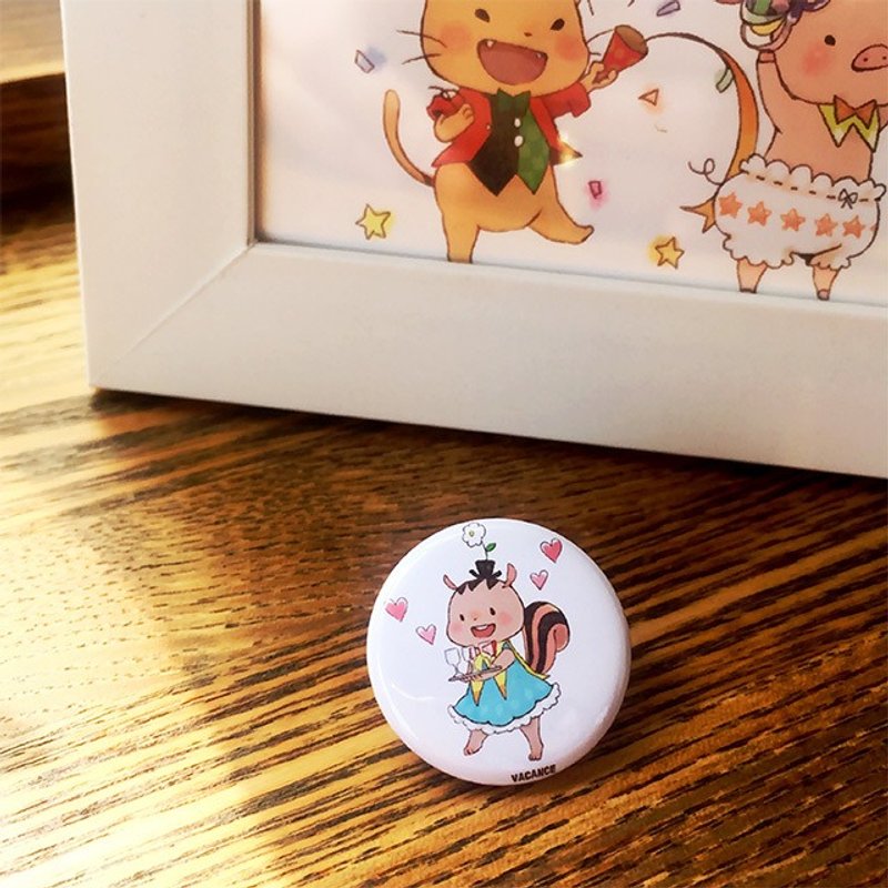 Can badge (party rice)