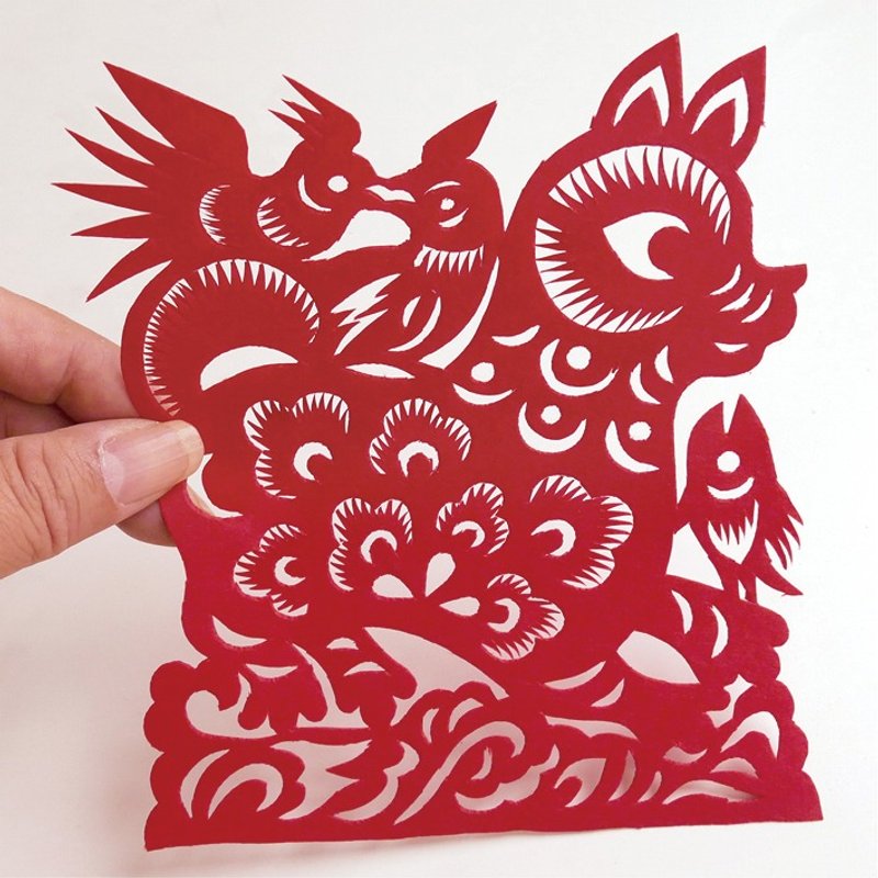 Hi dog paper-cut go21