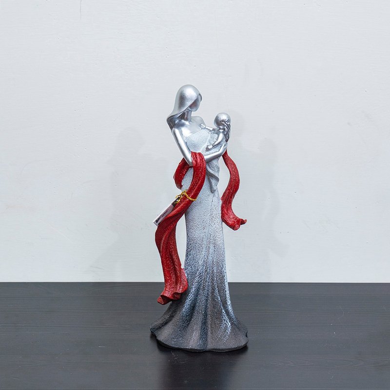 Ou Feng mother and child resin sculpture art decoration-Mother's Day selection gift