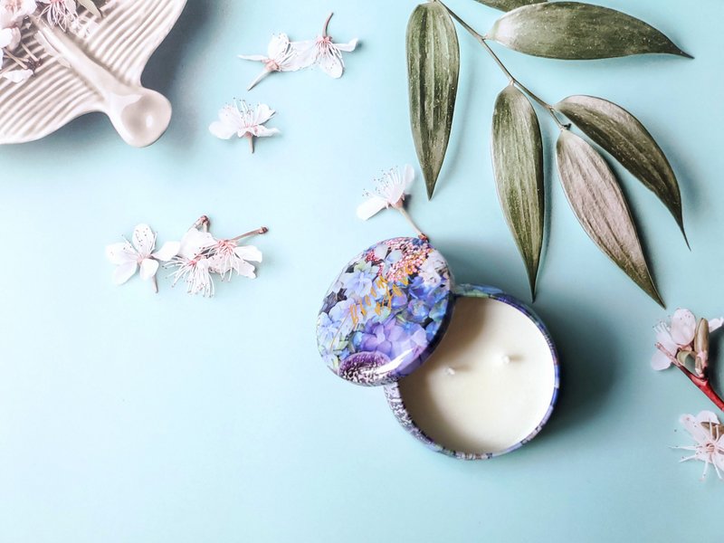 Compound fragrance oil soy wax candle