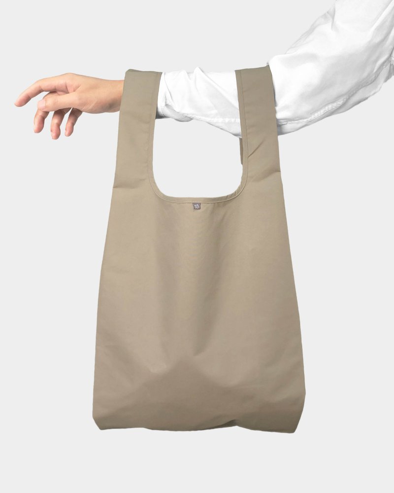 U4 環保購物袋 / 沙米 - 手提包/手提袋 - 聚酯纖維 卡其色