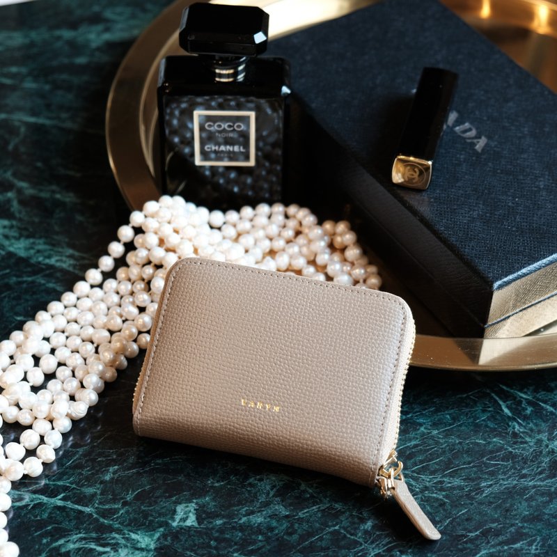 Zip around wallet PM - Taupe