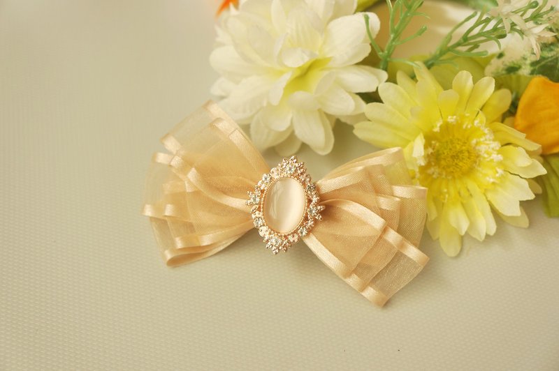 F1-自動夾彈簧夾(L&M)- 公主夾髮夾瀏海夾側夾/馬尾夾 - 髮夾/髮圈 - 其他材質 多色