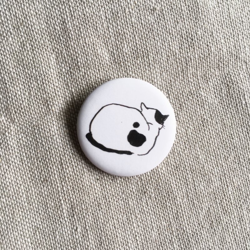Angry Cat Girlfriend | 3.2cm Mist Face Small Badge