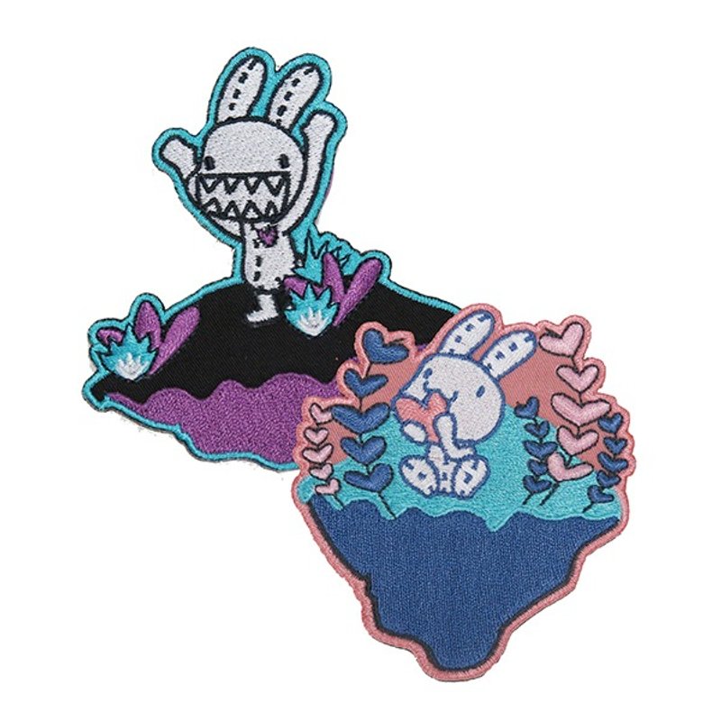 Foufou 12th Anniversary Limited - Island Cosmic Cloth Embroidery Pin