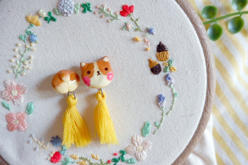 Keji's Ass Cute Animal Tassel Earrings