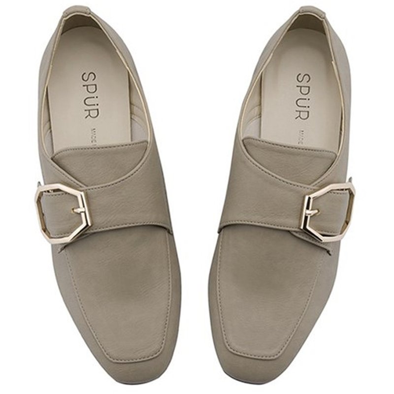 Pre-Order - SPUR 八角帶扣樂福鞋 OF9037 BEIGE
