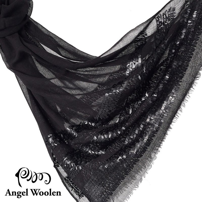 【Angel Woolen】印度手工刺繡肩圍巾(幻麗豐姿)