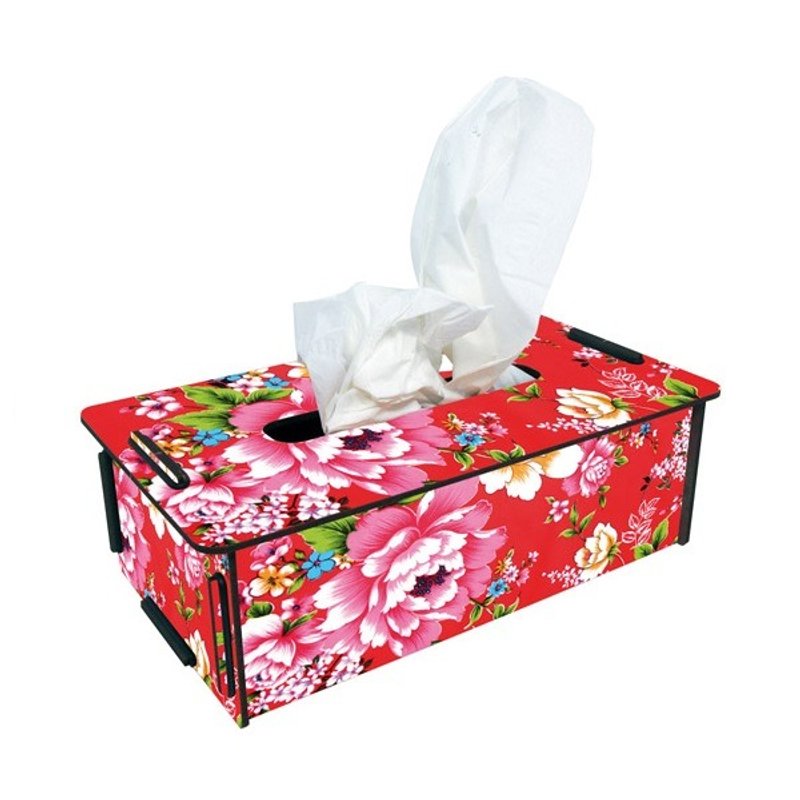 German Werkhaus Green Wooden Carton - Peony