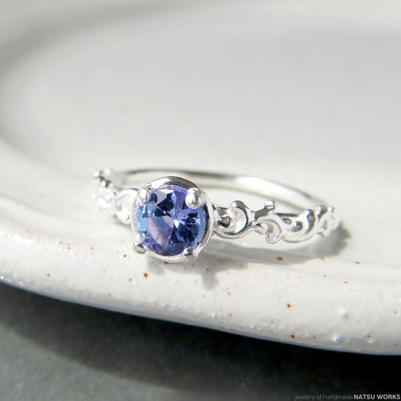 タンザナイト リング / Tanzanite Ring - 戒指 - 寶石 藍色