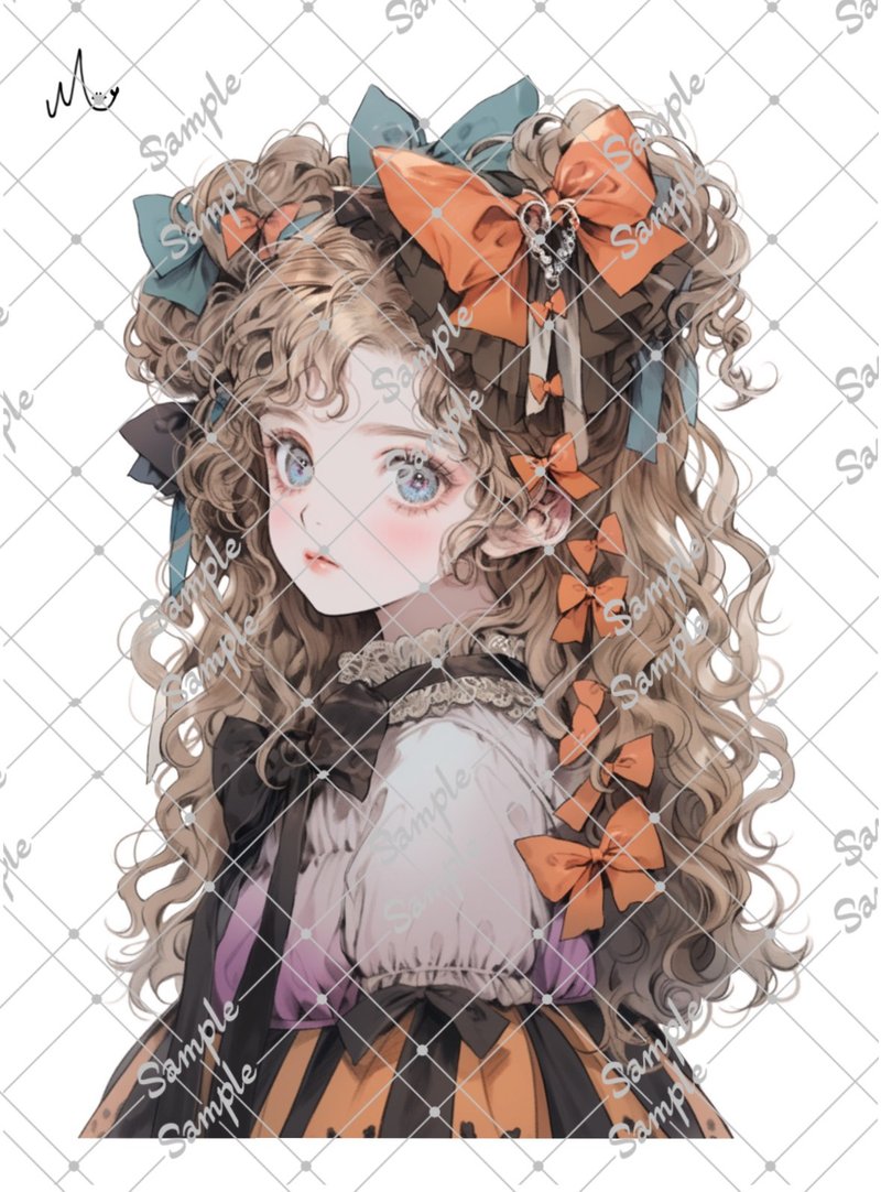 オリジナル人物ステッカー9月新作 - 貼紙 - 紙