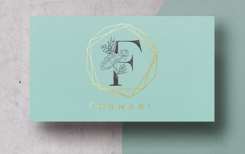 Business Card and gold foil, Business Card Design 010