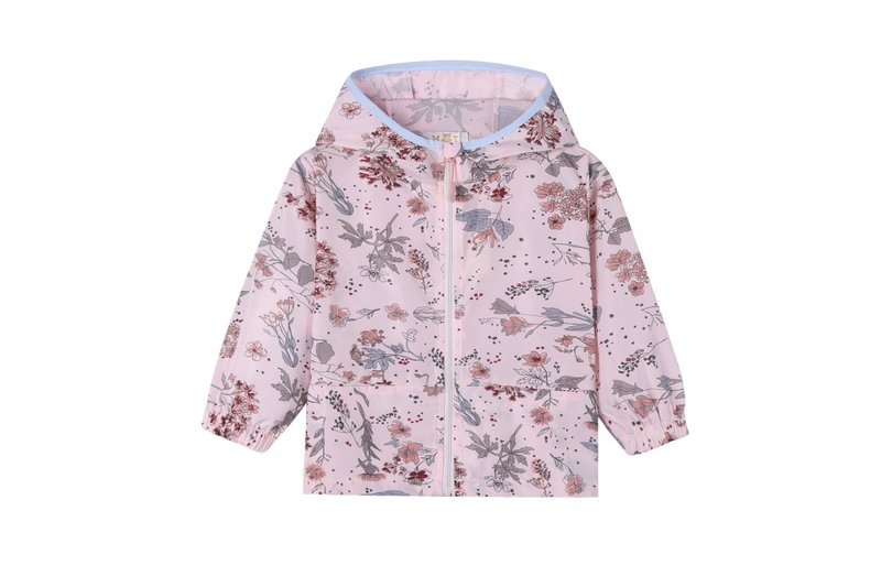 優雅小寶寶 防風滑水風衣  2-7歲 秋冬户外出行必備 - 女西裝外套 - 聚酯纖維 粉紅色