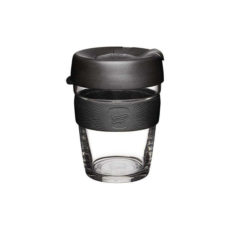 KeepCup Brew - Glass Coffee Cup M - Black