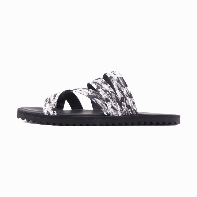 Dogyball old and new shoes handmade simple solid color ribbon Roman sandals and slippers snow leopard camouflage