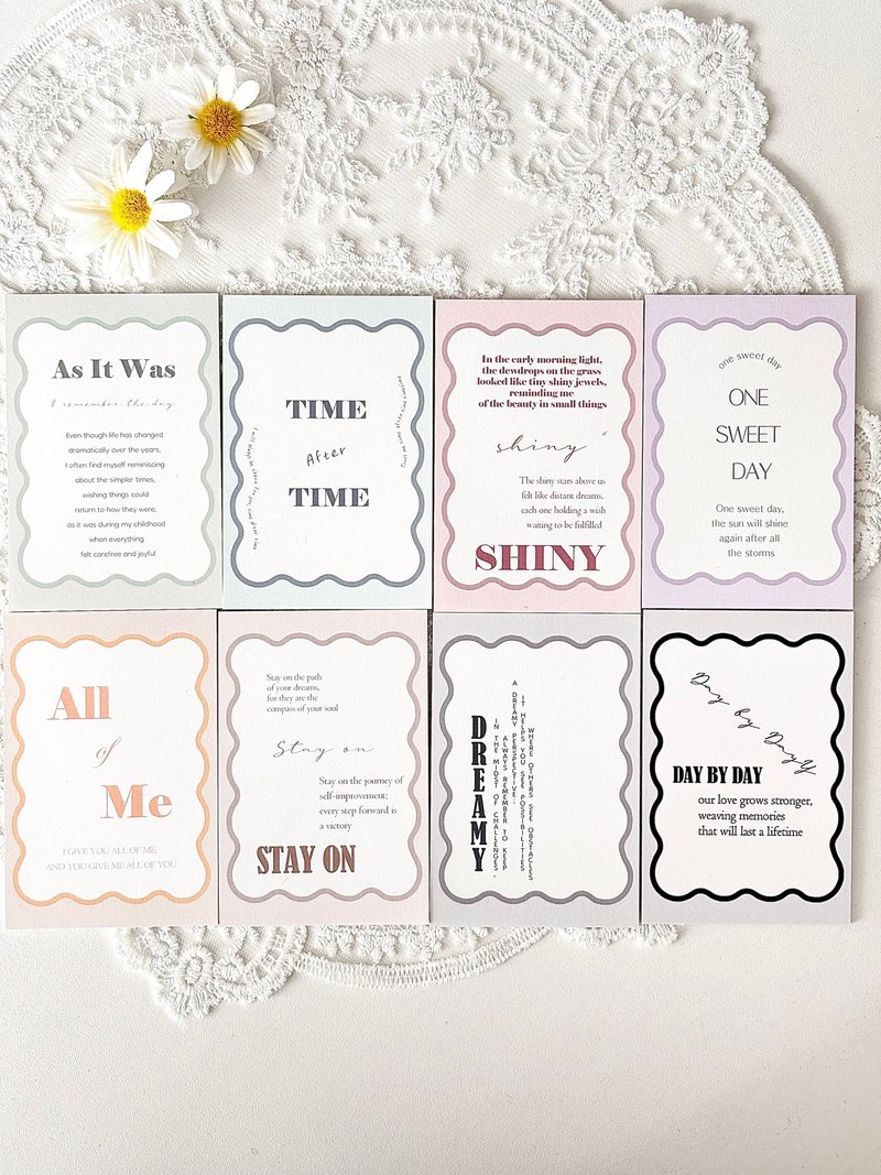 Wavy Memo Pad - 便條紙/便利貼 - 紙