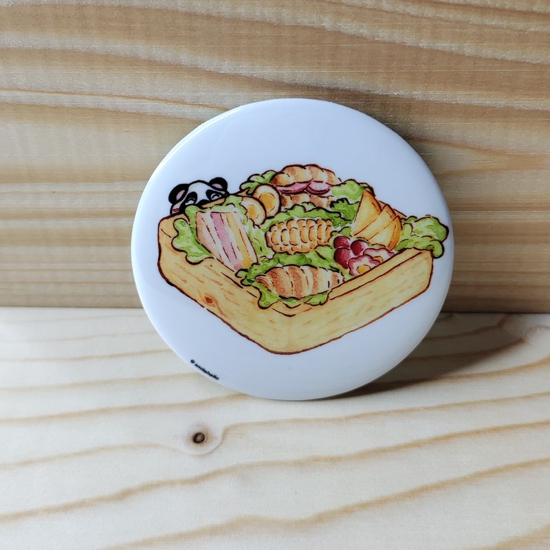 美好的輕食早餐 / 笑喂 Smilehello 插畫日誌胸章別針