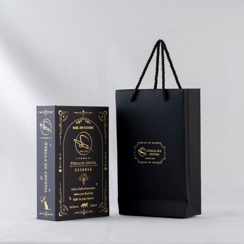 魔法書磁吸式禮盒 | 淨化消磁盒 | 提袋 D39502 - 擺飾/家飾品 - 水晶 黑色