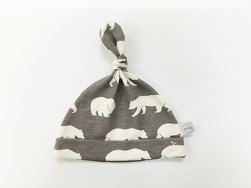 Limited gujui love bear (ash) - organic cotton cap