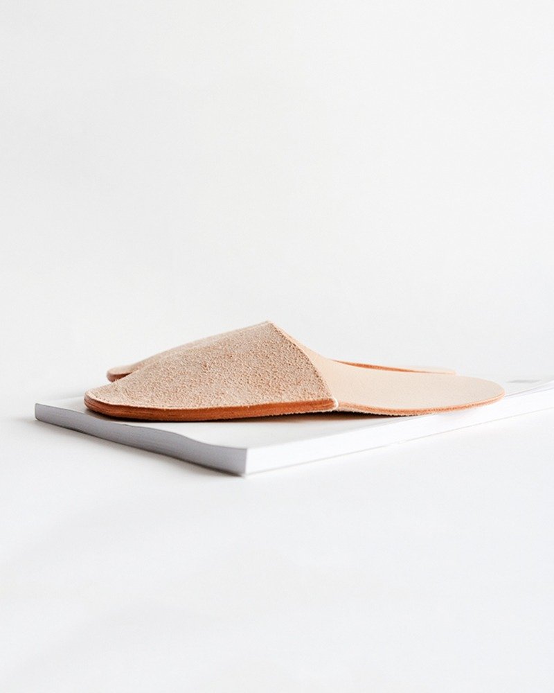 Vegetable tanned leather home simple female drag literary fresh