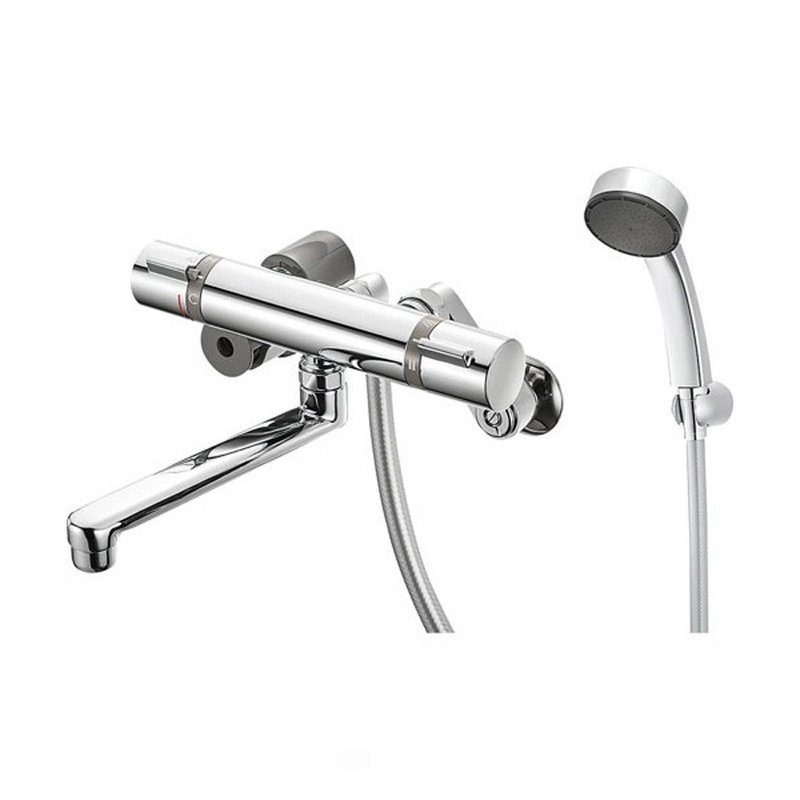 Column temperature control shower mixer