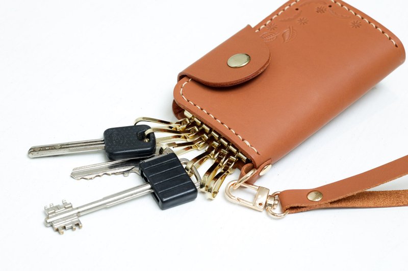 植鞣鑰匙包_DIY體驗課程_歡迎團體包場 - 皮件/皮革 - 真皮