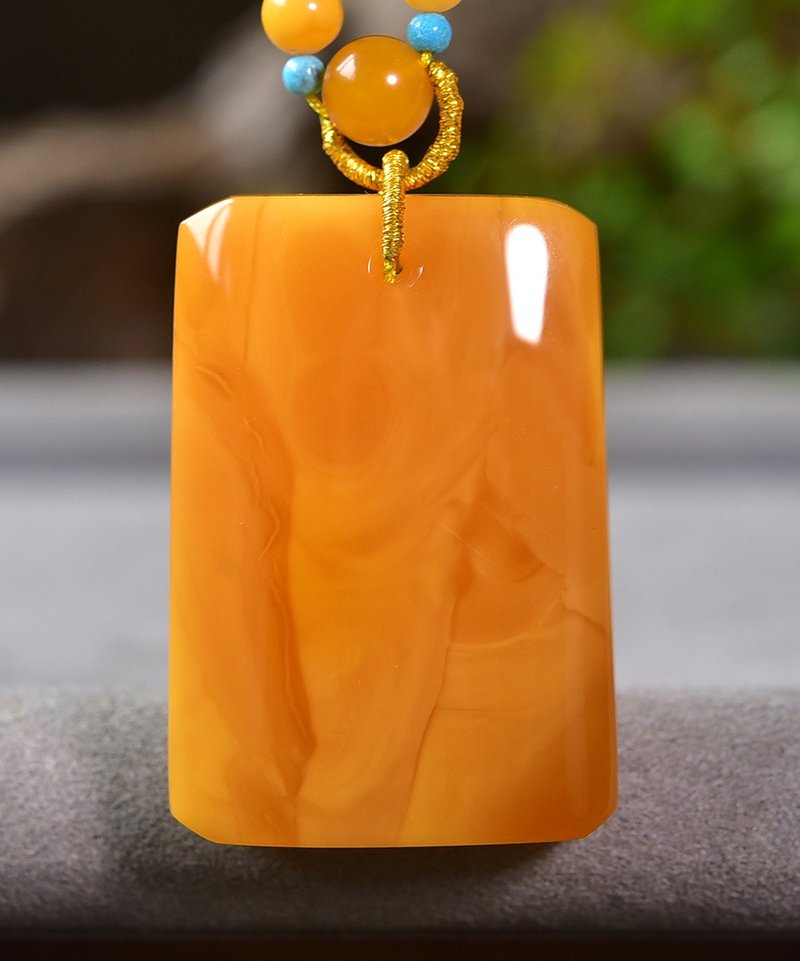 天然俄料雞油黃花蠟無事牌 蠟質太好了 全品無暇 松香味超級濃郁 - 手鍊/手環 - 水晶