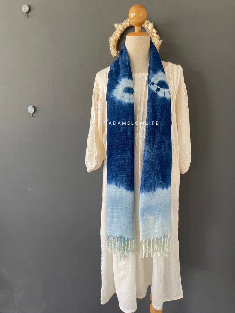 Scarf  Cotton Rayon Premium Size 75*170 cm  Handmade Unique design - 絲巾 - 棉.麻