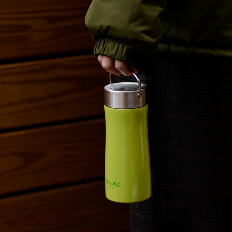 Driver All New long-lasting 316 vacuum sports thermos 380ml- matt white