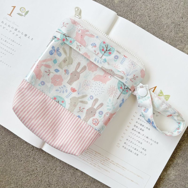 粉灰兔的花草生活 兒童託藥袋 萬用袋 小物袋 收納袋 - 其他 - 棉.麻