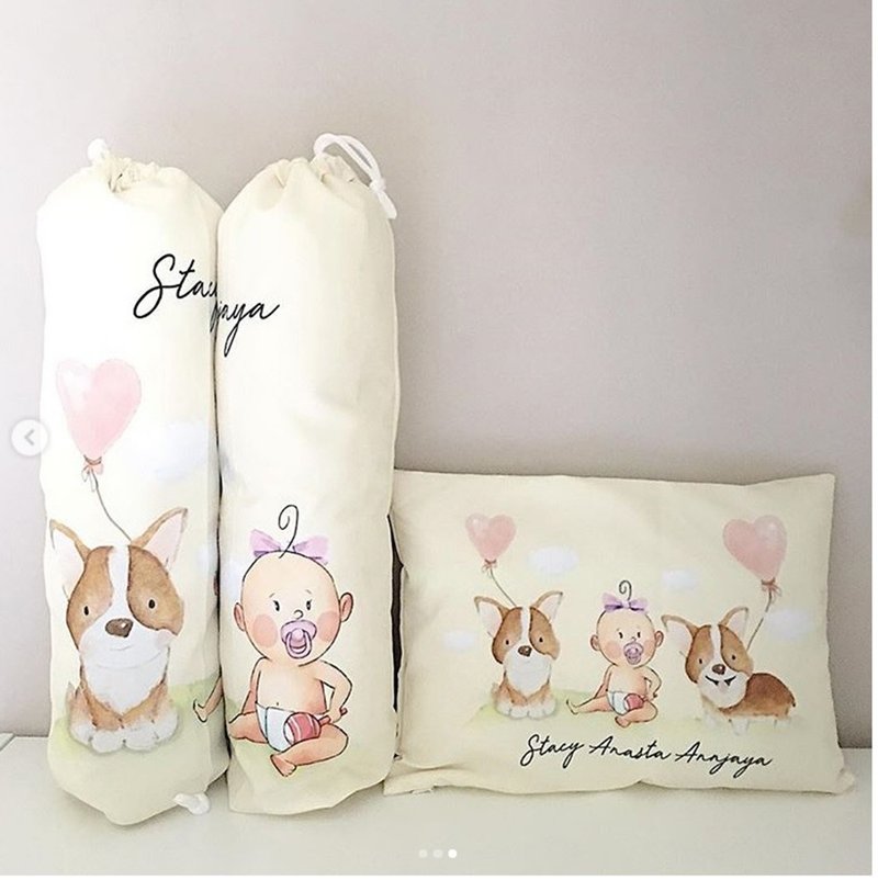 Stacy Baby Bolster and Pillow