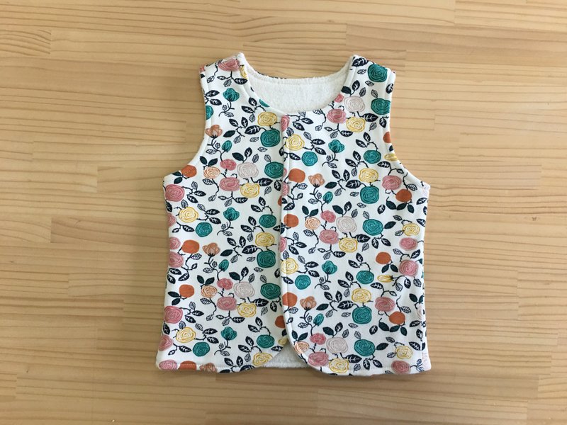 Exclusive order for Morgan Yang-gujui small rose baby cotton vest 90cm