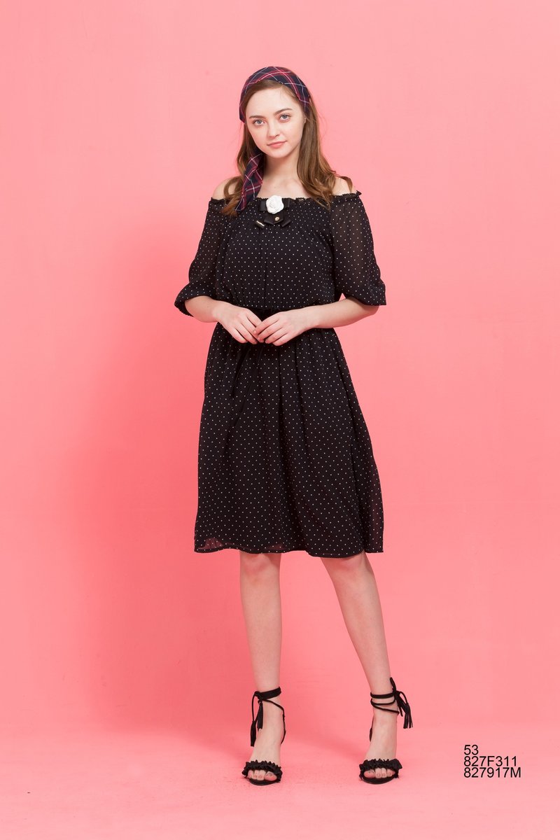 Sweet Chiffon Special Car Dress