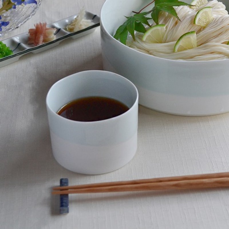 青白釉流し 小鉢 - 碗 - 陶