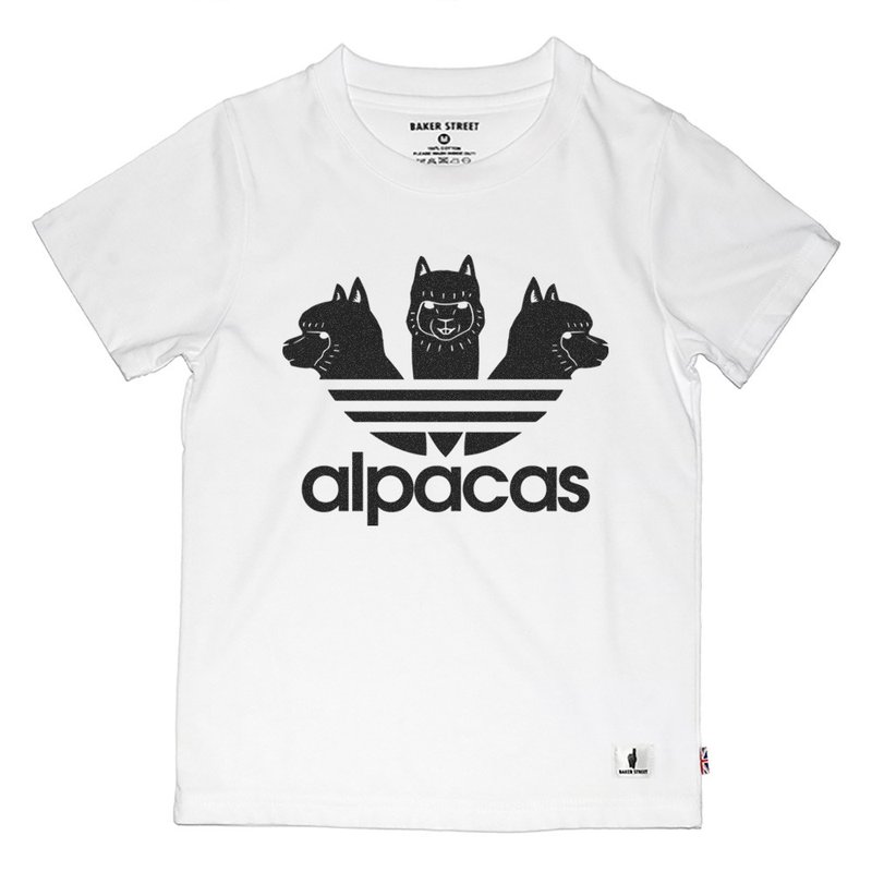 British Fashion Brand -Baker Street- Aplacas Black T-shirt for Kids