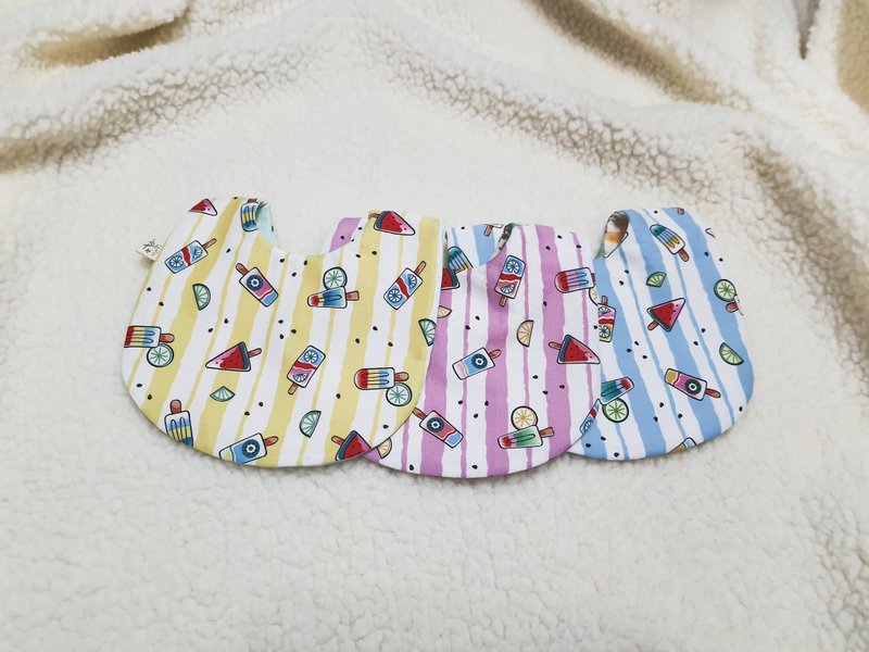 Flower rice ball pocket / baby bib / saliva towel