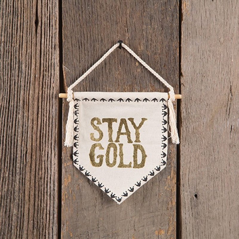 Canvas Banner S-Stay Gold∣WHG031